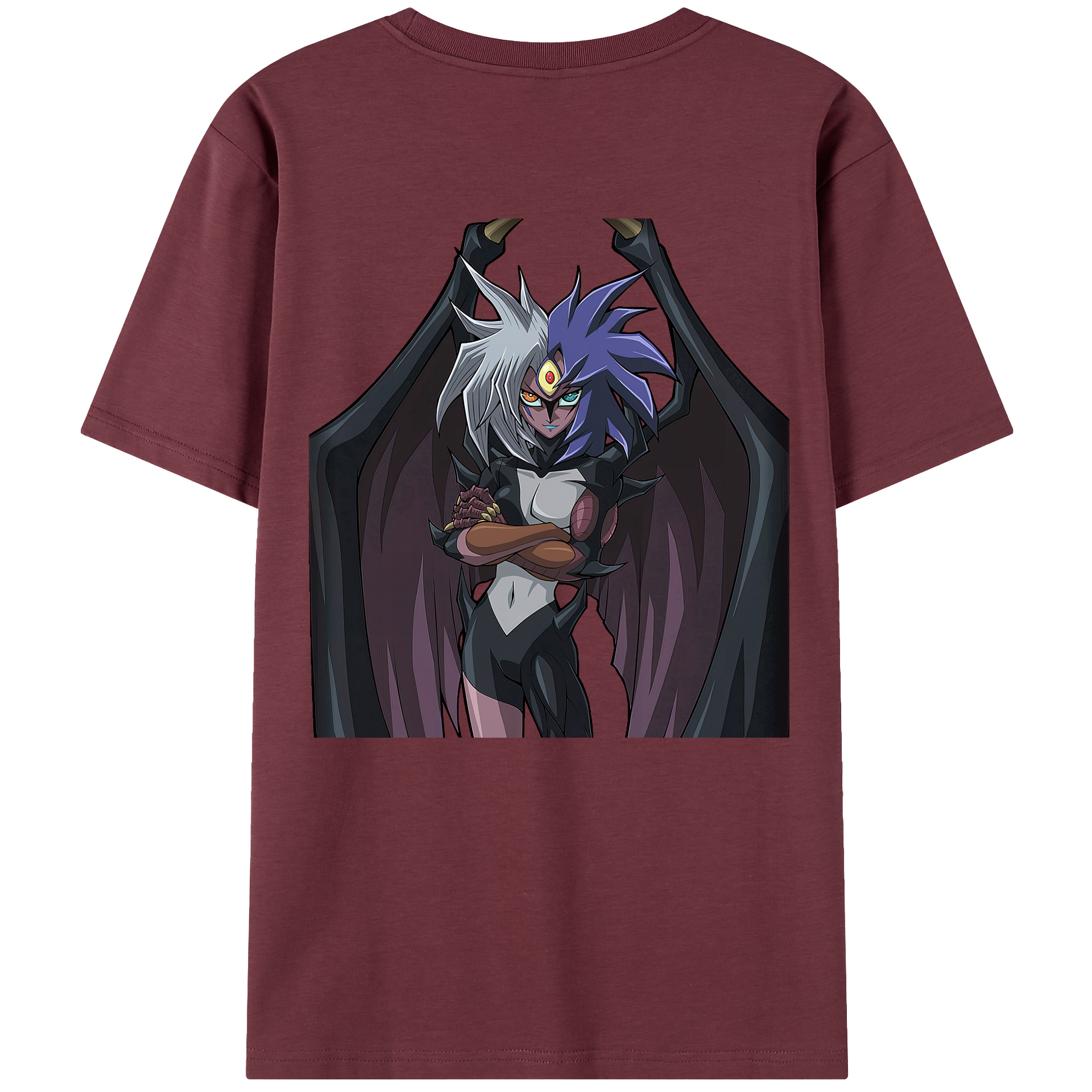（画像用） 遊☆戯☆王 Yu-Gi-Oh! 綿100％半袖Tシャツ（背面プリント）